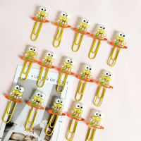 30 Pcs cute frog Paper Clip Office Lady Style School Stationery Photo Decorative Supply Stationery