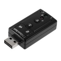 S2T USB 2.0ที่เก็บข้อมูลภายนอก7.1ช่อง Virtual U Disk สำหรับอะแดปเตอร์เสียง