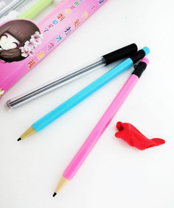 ดินสอเปลี่ยนใส้-ดินสอกด-ดินสอ2b-ดินสอเขียนหนังสือ-ดินสอวาดรูป-ดินสอเขียน-เครื่องเขียน