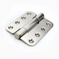 Hinge 304 stainless steel electrical box  flat butterfly shaped  8-hole industrial chassis  cabinet  load-bearing 4-inch hinge Door Hardware  Locks