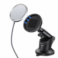 【Cloth the whole world】ที่วางโทรศัพท์แม่เหล็กสำหรับ iPhone 12 Telescopic Suction Cup Car Dashboard Mount สำหรับที่ชาร์จที่วางโทรศัพท์ในรถยนต์