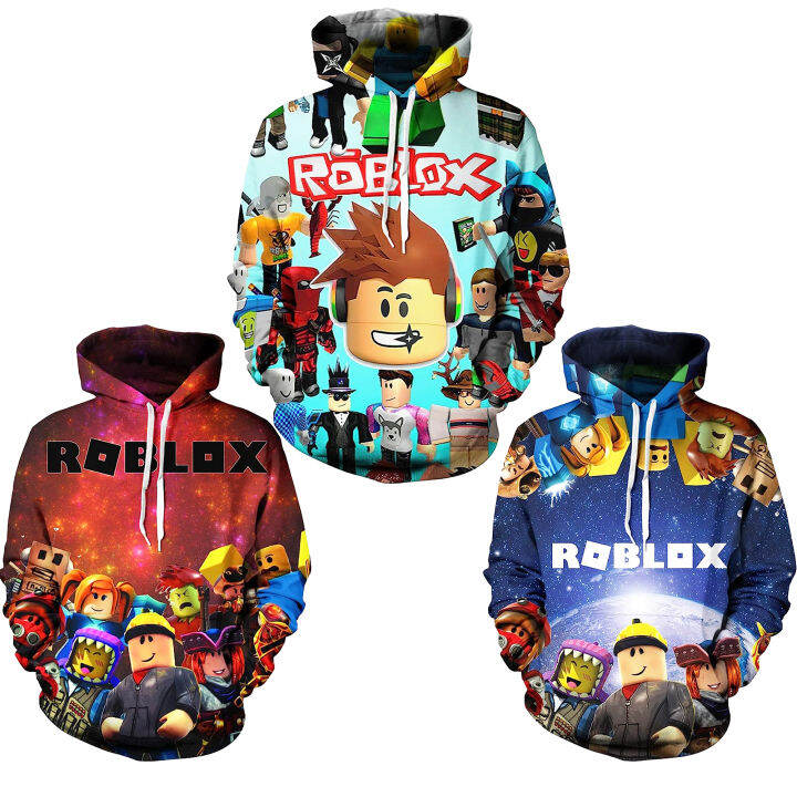 Roblox Jacket Hoodie for Kids Children's Game Printed Long Sleeve ...