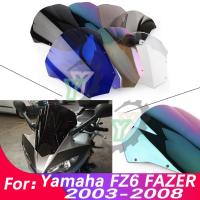 FZ 6วินาที6วินาที03-08แข่ง Cafe รถจักรยานยนต์กระจก windscree ลมสำหรับ Yamaha DO FZ6ทำให้ S2 FZ6 2003 2004 2005 2006 2007 2008