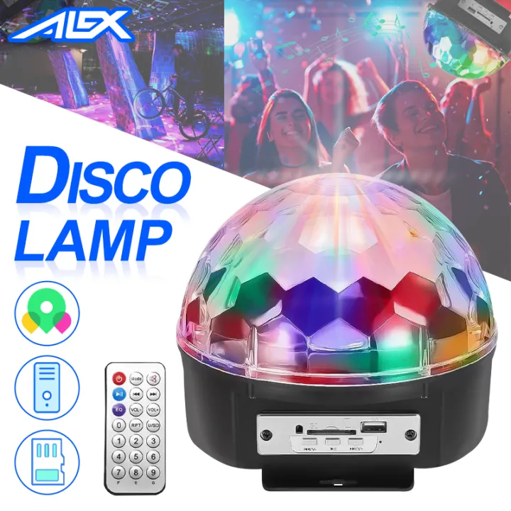 Alex Original Led Light Disco Ball Rotating Lamp LEDs Bulb USB MP3 ...