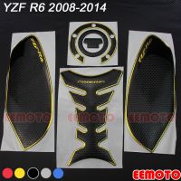 Motorcycle Tank Pad Protector decoration Sticker Decals Gas Fuel Knee Grip Traction Side for YZF-R6 YZF600 2008-2013 2014