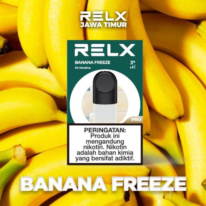 Relx Infinity Essential Pod Pro Banana Freeze / Es Krim Lazada PH