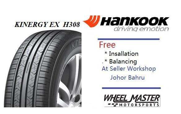 Hankook Tyre Kinergy Ex H308 With Installation At Johor Bahru Delivery Not Available Lazada