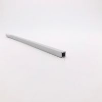 8mm*8mm*1mm square tube aluminum alloy hollow pipe rectangle straight duct vessel 100/200/300/400/500/550mm length Industrial Supplies