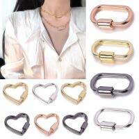 OKDEALS ตะขอสกรูแบบเกลียว4ชิ้น,อุปกรณ์2สไตล์สร้อยคอแบบทำมือทำเครื่องประดับจี้กระดุมข้อมือ
