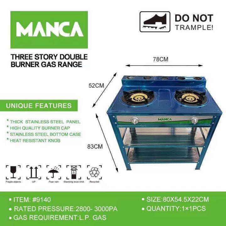 JB Double Burner Gas Stove with Burner Stand Heavy Duty Lazada PH