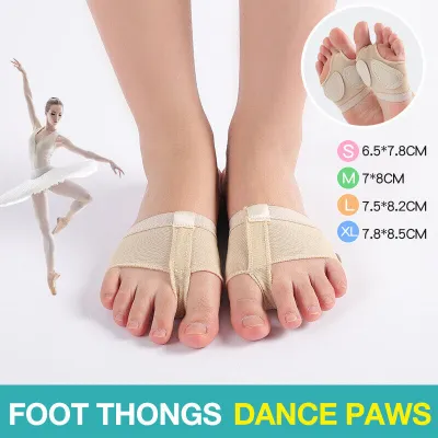 Half Shoes For Ballet Foot Protection For Lyrical Dancers Lyrical Dance Paw Pads Ballet Dance Toe Pads Forefoot Protectors For Dancers