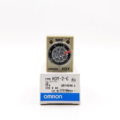 Omron H3Y-2รีเลย์เวลา DC24 0-10S จุดจ่ายสองเปิดปิด