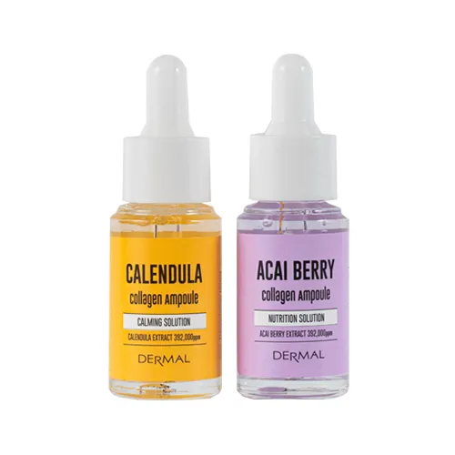 Dermal Collagen Ampoule Duo 17ml x 2 (Calendula & Acai Berry) Lazada PH