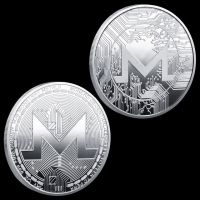 Monero เหรียญทางกายภาพ Cryptocurrency เหรียญโลหะชุบทองของที่ระลึกและของเหรียญที่ระลึกเหรียญ Crypto