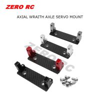 1/10 RC CAR AXIAL WRAITH RR10 AR60 AXLES ALLOY Servo Mount With Carbon Fiber Skid Plate Set