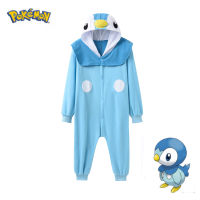 Piplup Onesies สำหรับเด็กโปเกมอนคอสเพลย์เสื้อผ้าเด็ก Kigurumis เต็มร่างกายชุดนอนคริสต์มาสชุดนอนทั้งเครื่องแต่งกายฮาโลวีน...