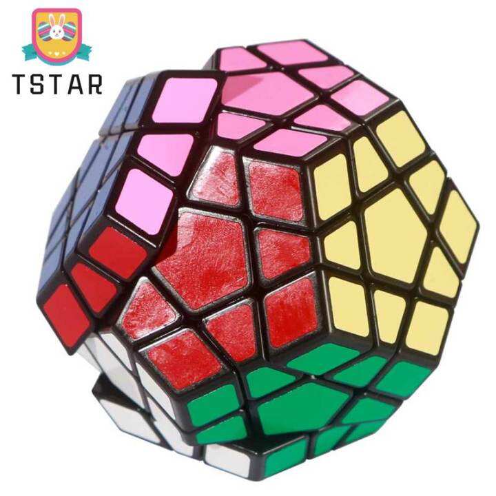 tstarshengshou-megaminx-ของเล่นปริศนาคดเคี้ยวความเร็วลูกบาศก์มายากลพัฒนาสมองสีดำ