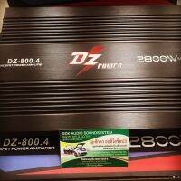 งานดี เสียงดี POWER AMP  แบรนดัง  DZ CLASS AB 4 CHANAL  2800 WATTS 800*4 เสียงดี เสียงดัง ฟังเพราะ  4 Chanal  ใช้ขับกลาง แหลม 1-20 ดอก แนวฟังเพราะ เสียงจัดจ้าน 1ตัว