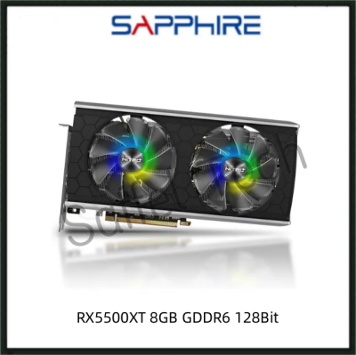 USED SAPPHIRE RX5500XT 8GB GDDR6 128Bit RX 5500 XT Gaming Graphics Card GPU