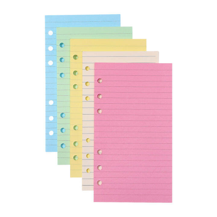 【Ready Stock】 50 Pages A6 Binder Inserts 6 Hole Paper Inserts Lined