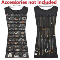Hanging Storage Bag Jewelry Holder Necklace Bracelet Earring Ring Jewelry Organizers and Storage Jewelry Box ( No Hanger）