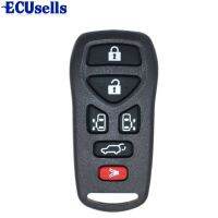 【Sell-Well】 RNG Tools MALL 6/5 + 1ปุ่มเคสรีโมท Keyless Entry + แผ่นสำหรับ Nissan Quest 2004 -2010