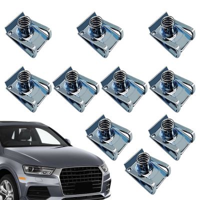 10pcs Automotive U-Nut Clips M4 M5 M6 M8 Chimney Nuts Fixing Clips Replacement Part For Car Interior Body Panels Car Accessories