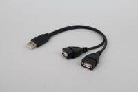 ► Cable HUB USB 2.0 A Male to 2 Double Dual USB Female Splitter Charger Free Shipping