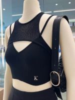 【High Quality】23 New Hollow Knitted Mesh Suspender Tank Top for Women