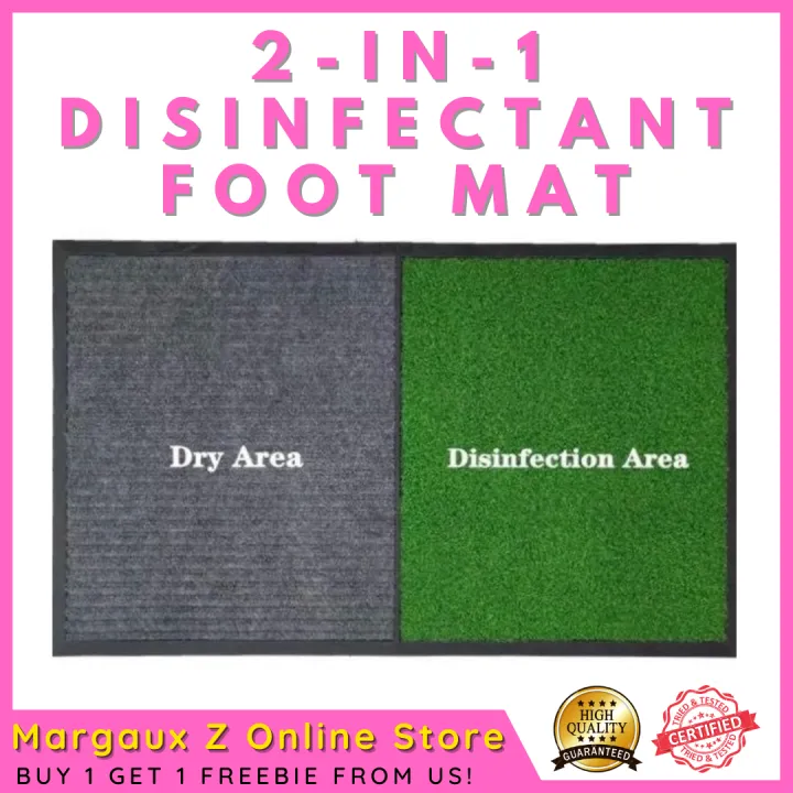 Margaux Os AUTHENTIC 2in1 Disinfectant Mat with Rubber Tray. Foot Mat