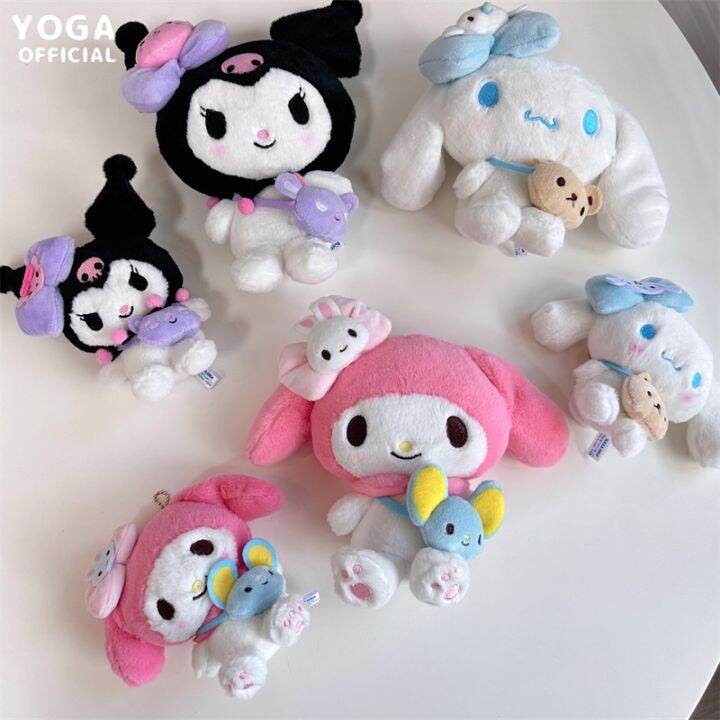 ns3-กระเป๋าสะพายไหล่-จี้ตุ๊กตา-sanrio-kuromi-cinnamoroll-melody-เหมาะกับของขวัญ-ของเล่นสําหรับเด็ก