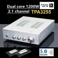 AMP dual-core TPA3255 2.1 channel QCC3034 Bluetooth 5.0 2*330W+600W PCM5102A NE5532 amplifier subwoofer