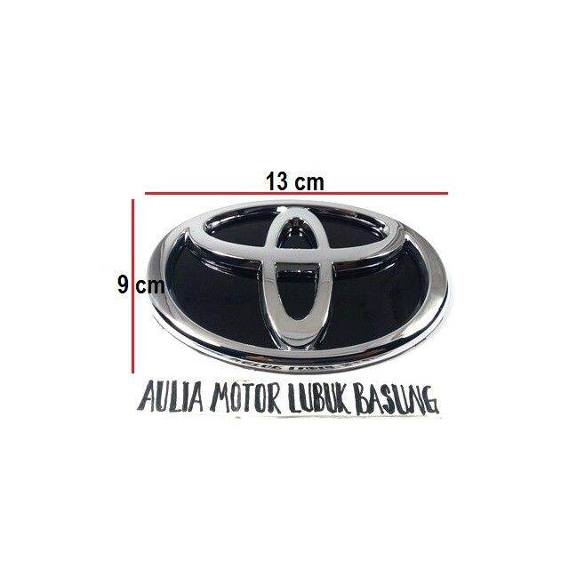 ( UPSCALE ) Black toyota 13 Grille logo Emblems innova rush agya avanza ...