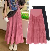 【DT】hot！ 1142  2023 Fashion Ruching Patchwork Maternity Skirts Belly A Loose for Pregnancy