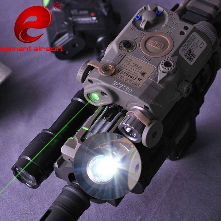 Element AR 15 PEQ15 Tactical Flashlight PEQ 15 IR Green Dot Laser ...