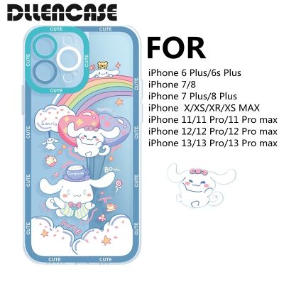 Hot Sale Dllencase เคสโทรศัพท์มือถือแบบนิ่ม TPU ใส กันกระแทก ลายการ์ตูน สําหรับ Compatible For iPhone 14 13 Pro Max 6 Plus 6s Plus 7 7 Plus 8 8 Plus X XS XR XS Max 11 12 13 Pro Pro Max A246