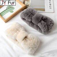 (Hot clothes)ผ้าพันคอคอขนเฟอร์แบบยืดได้สำหรับผู้หญิง,ผ้าพันคอแฟชั่นสตรีที่รัดผมฤดูหนาวฤดูใบไม้ร่วง