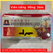 [Qùa Biếu Tết Sang Trọng] Viên Đạm Hồng Sâm Korean Red ginseng Gold - Hộp 60 Viên Nang Mềm Bồi Bổ Sức Khỏe