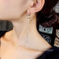Fashion earrings ต่างหูเงินแท้925 เวอร์ชั่นเกาหลีแฟชั่น Style  รูปแบบใหม่ (สินค้าพร้อมจัดส่ง)