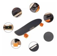 Allwin 4 Wheel Electric Skateboard Single Driver Motor Remote Control Longboard คุณภาพดี คล่องตัว (0826)