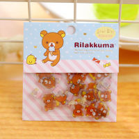 Sticker สติ๊กเกอร์ไดคัทลายการ์ตูนญี่ปุ่น สติ๊กเกอร์ Rilakkuma สติ๊กเกอร์ตกแต่ง DIY สีสวย ภาพคมชัด ลอกออกง่าย กันน้ำได้