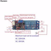 【▼Hot Sales▼】 KUAOEL สวิตช์จุดชนวนแบบหน่วงเวลาโมดูลจับเวลารีเลย์หน่วงเวลา5V-30V 1ชิ้นไมโคร Usb เปิดให้เรา