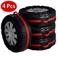 4Pcs Spare Tire Cover Case Polyester Winter and Summer Car Tire Storage Bags Auto Tyre Accessories Vehicle Wheel Protector New