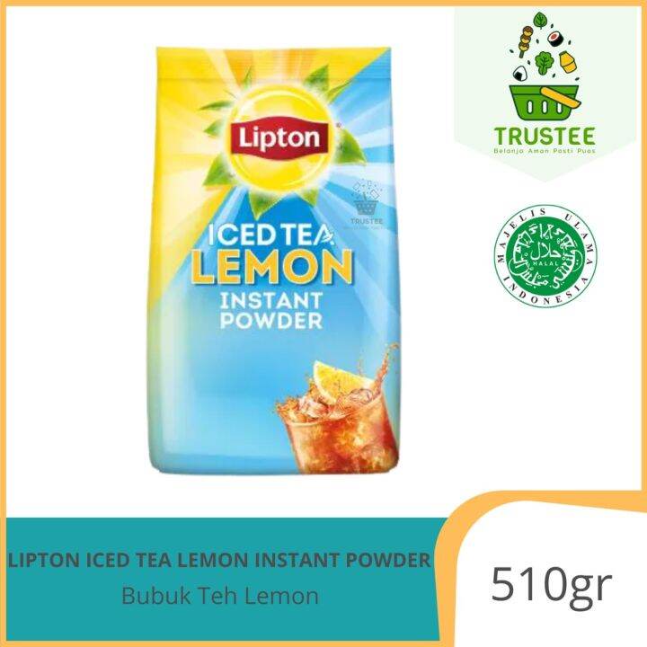 Lipton Iced Ice Tea Lemon Instan Powder Mix 510gr Lazada Indonesia 5293