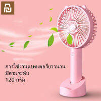 Xiaomi Home fan แบบพกพาปรับได้ด้วยสีสันระดับ3 bmwพร้อมสายชาร์จ USB แบตเตอรี่และชุดฐานเป่า