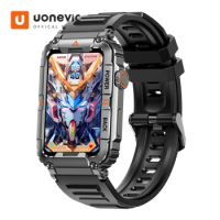 Uone KR88 Smart Watch 1.57-inch high-definition large screen bracelet Bluetooth call health monitoring outdoor sports men and women