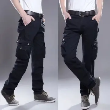 DENIM CLASSIC CARGO PANTS - LIGHT