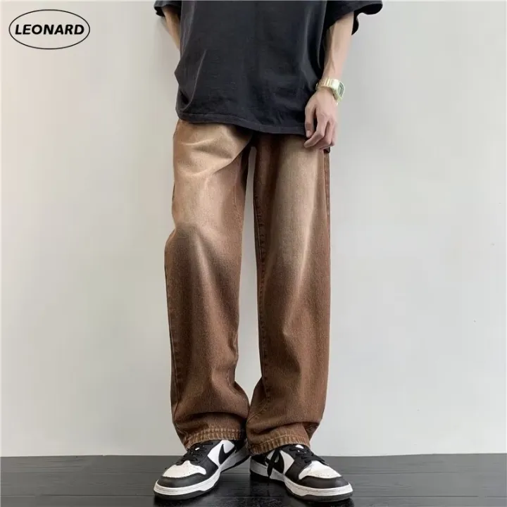 korean baggy pants men