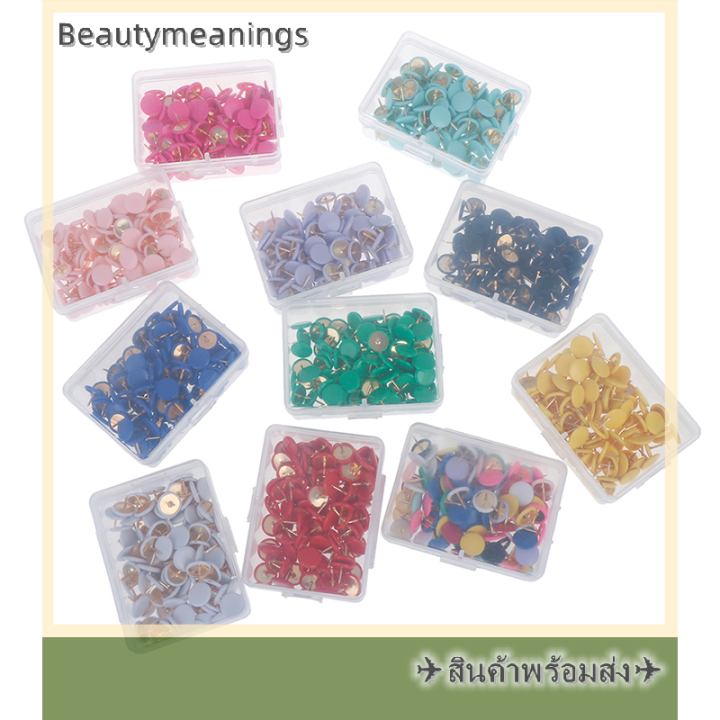 ready-stock-100pcs-round-push-pins-notice-board-แผนที่-thumb-tacks-point-bulletin-drawing