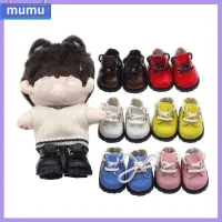 MUMU 3.8X2.3cm รองเท้าตุ๊กตา เงางาม ตุ๊กตา10ซม. รองเท้าของเล่นสำหรับเด็ก แฟชั่นสำหรับผู้หญิง เครื่องหนังแท้ รองเท้ารัดนิ้ว ตุ๊กตาผ้าคอตตอน